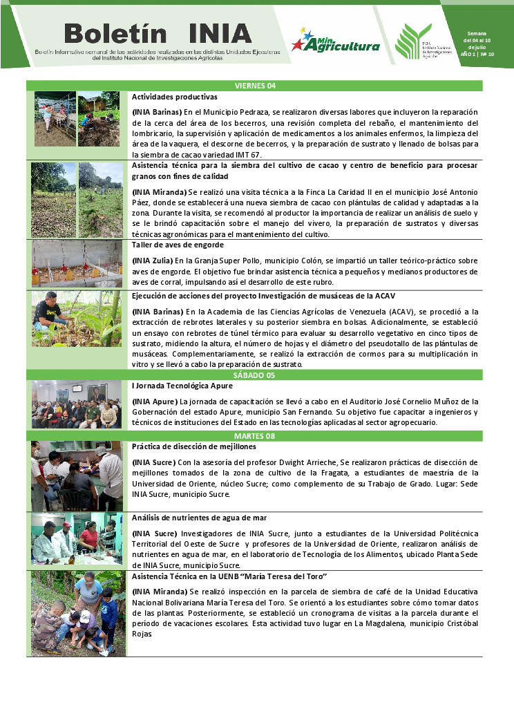 thumbnail of Boletín INIA 10