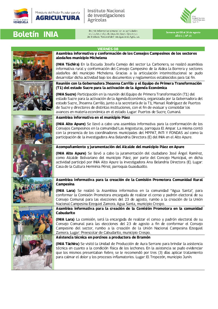 thumbnail of Boletín INIA 15