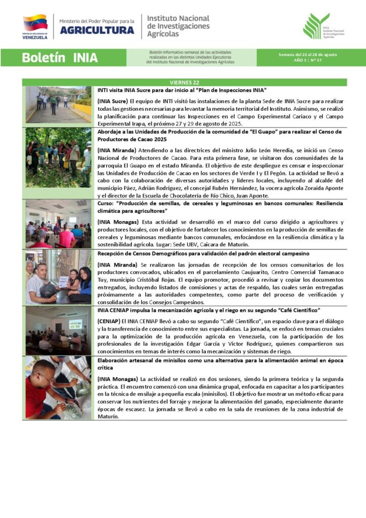 thumbnail of Boletín INIA 17