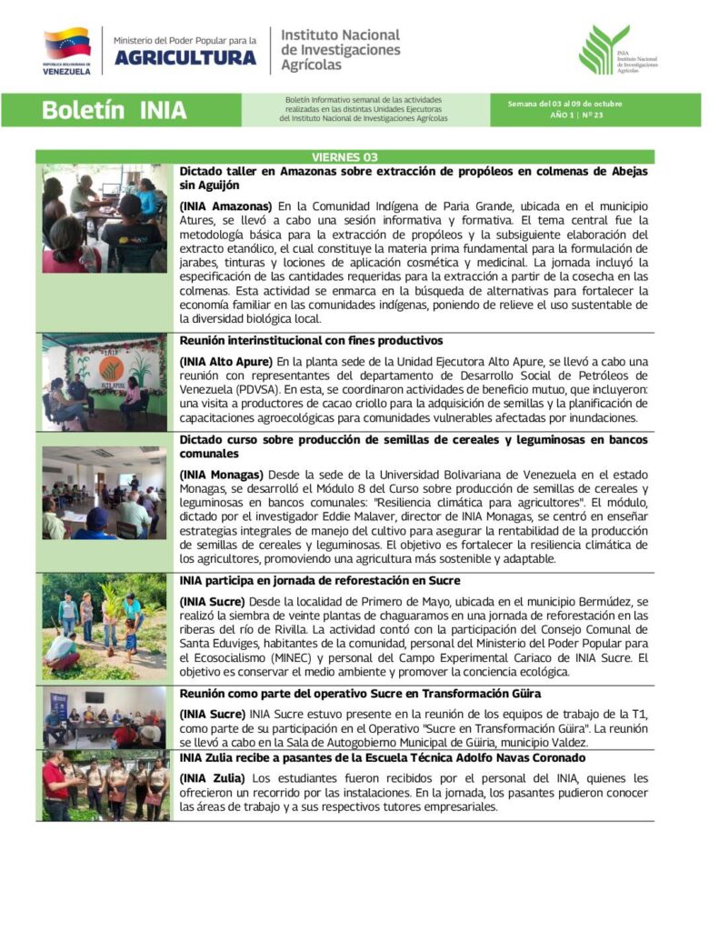 thumbnail of Boletín INIA 23