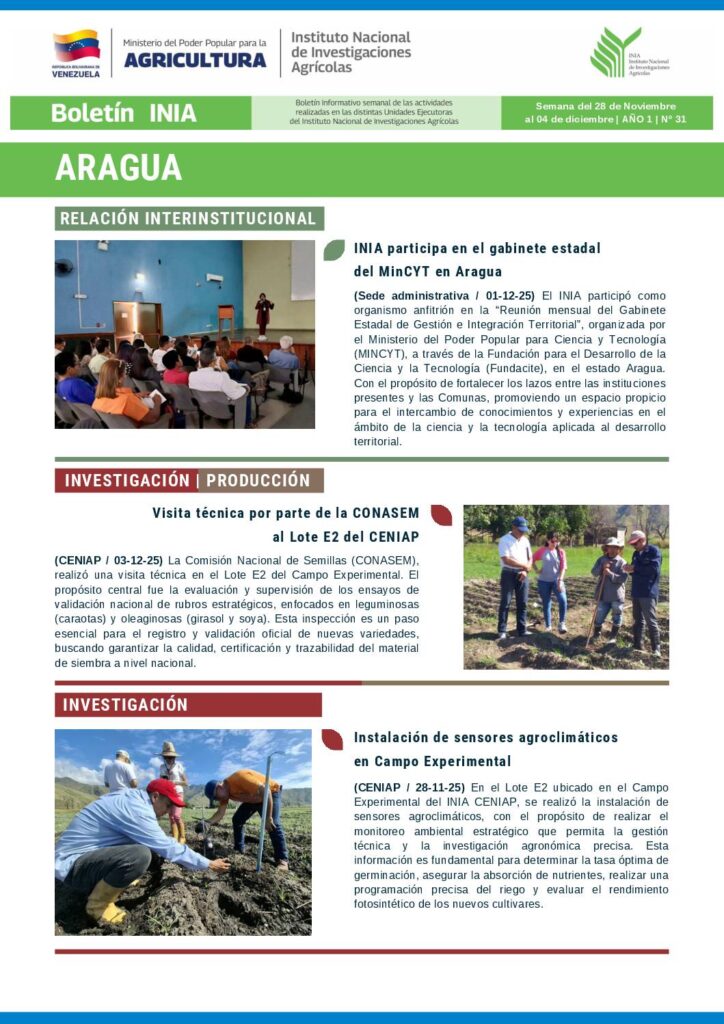 thumbnail of Boletín INIA 31