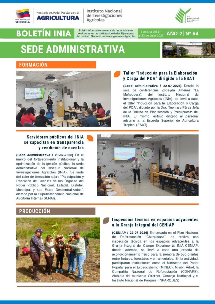 thumbnail of Boletín INIA 64