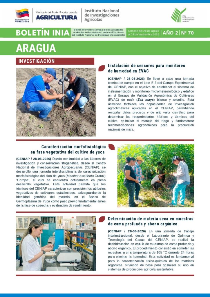 thumbnail of Boletín INIA 70